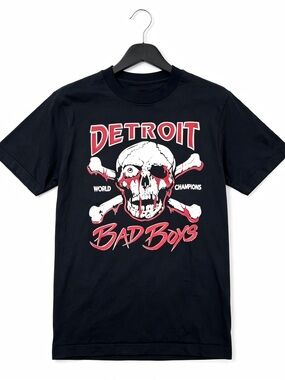 Detroit Pistons Bad Boys 1989 Champions Retro Graphic Womens Mens T-shirt Unisex